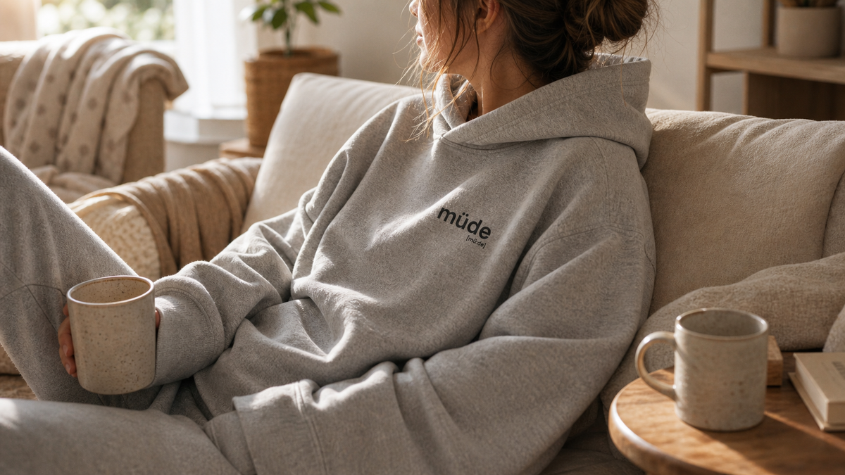 ein müdes Paar auf dem Sofa