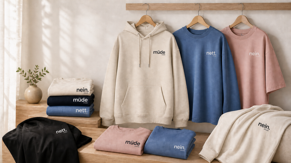 fröhliche Familie im Skatepark mit Statement Kleidung