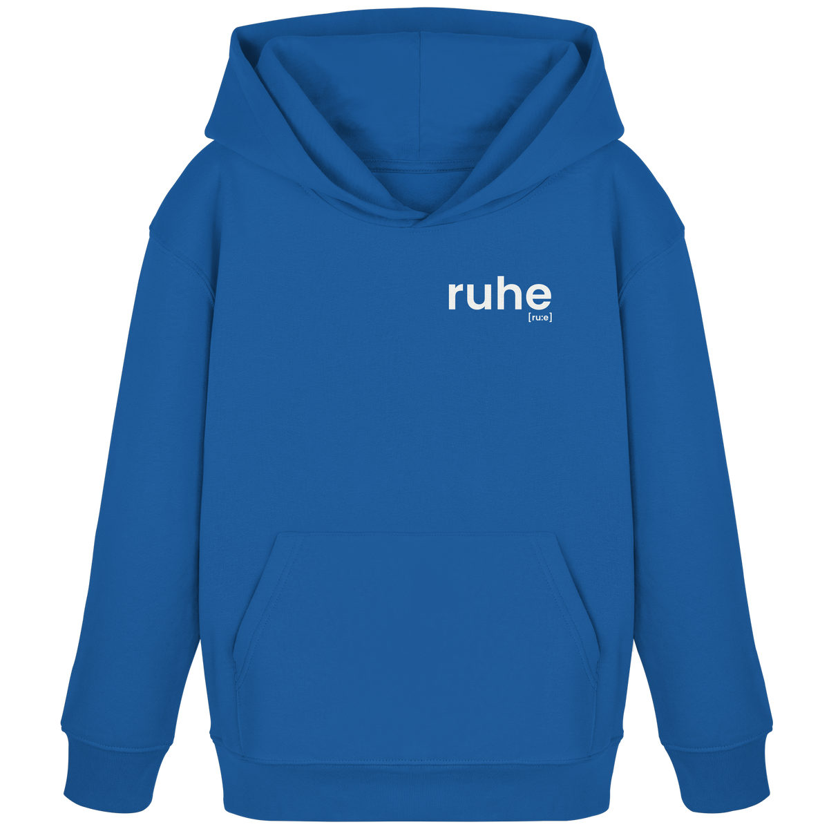 ruhe. – Bio Kinder Hoodie für laute Tage