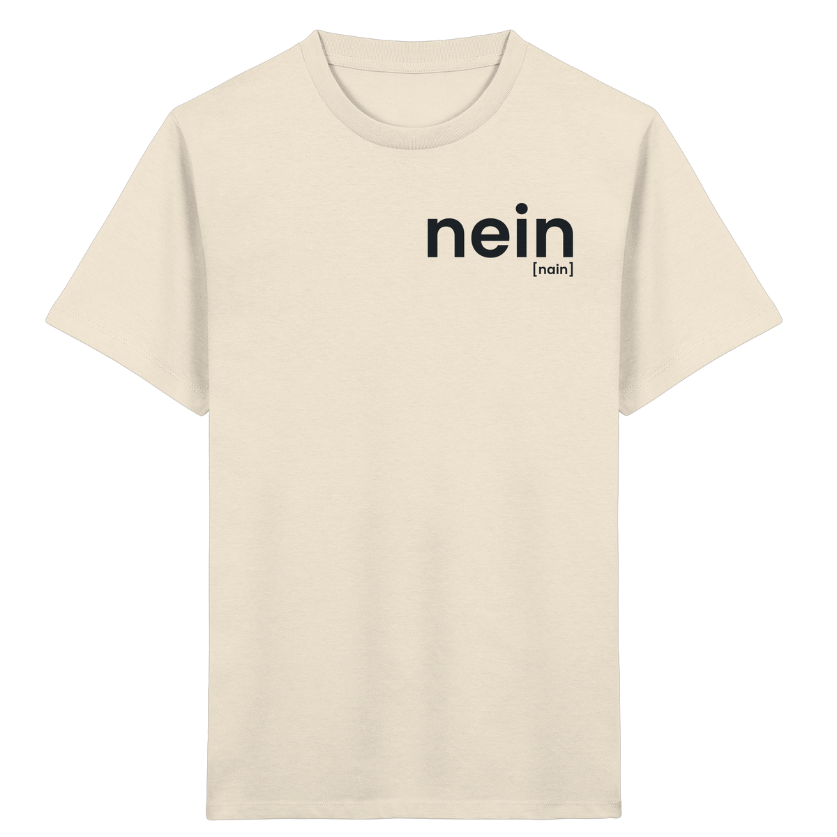 nein. – Bio Kinder T-Shirt mit ehrlichem Statement