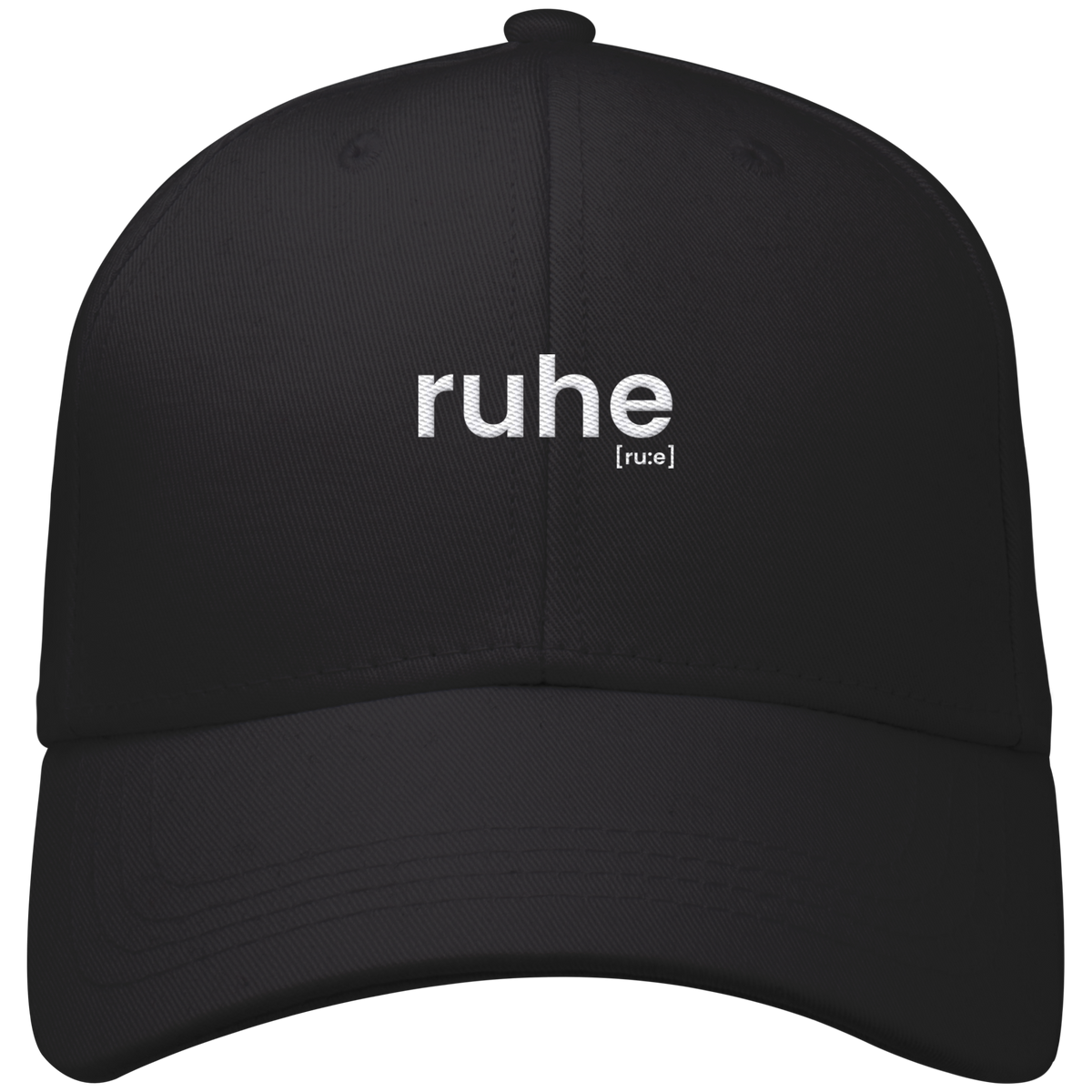 ruhe. – Bio Basecap für unauffällige Tage