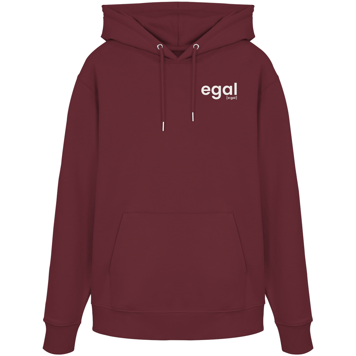 egal. – Bio Hoodie für unperfekte Tage